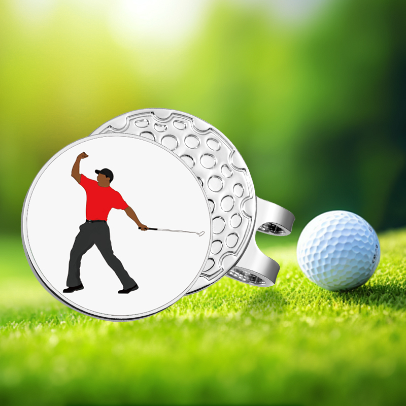 Ball Marker Set - กิ๊บติดหมวกตั้งลูกกอล์ฟแม่เหล็กแบบสนุกสนานสร้างสรรค์หมวกแก๊ปเบสบอลสำหรับตกแต่งอุปกรณ์กอล์ฟ