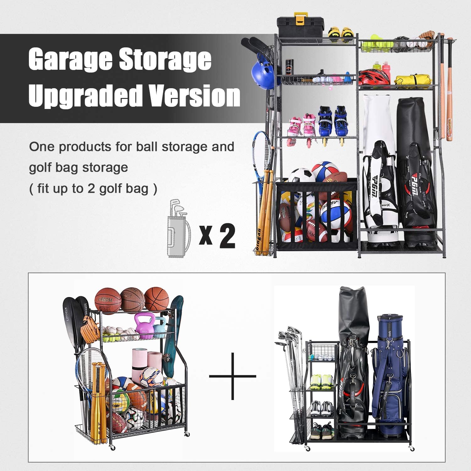ชั้นวางอุปกรณ์กีฬาในโรงรถ ชั้น - Golf Equipment Garage Storage บทวิจารณ์และราคา