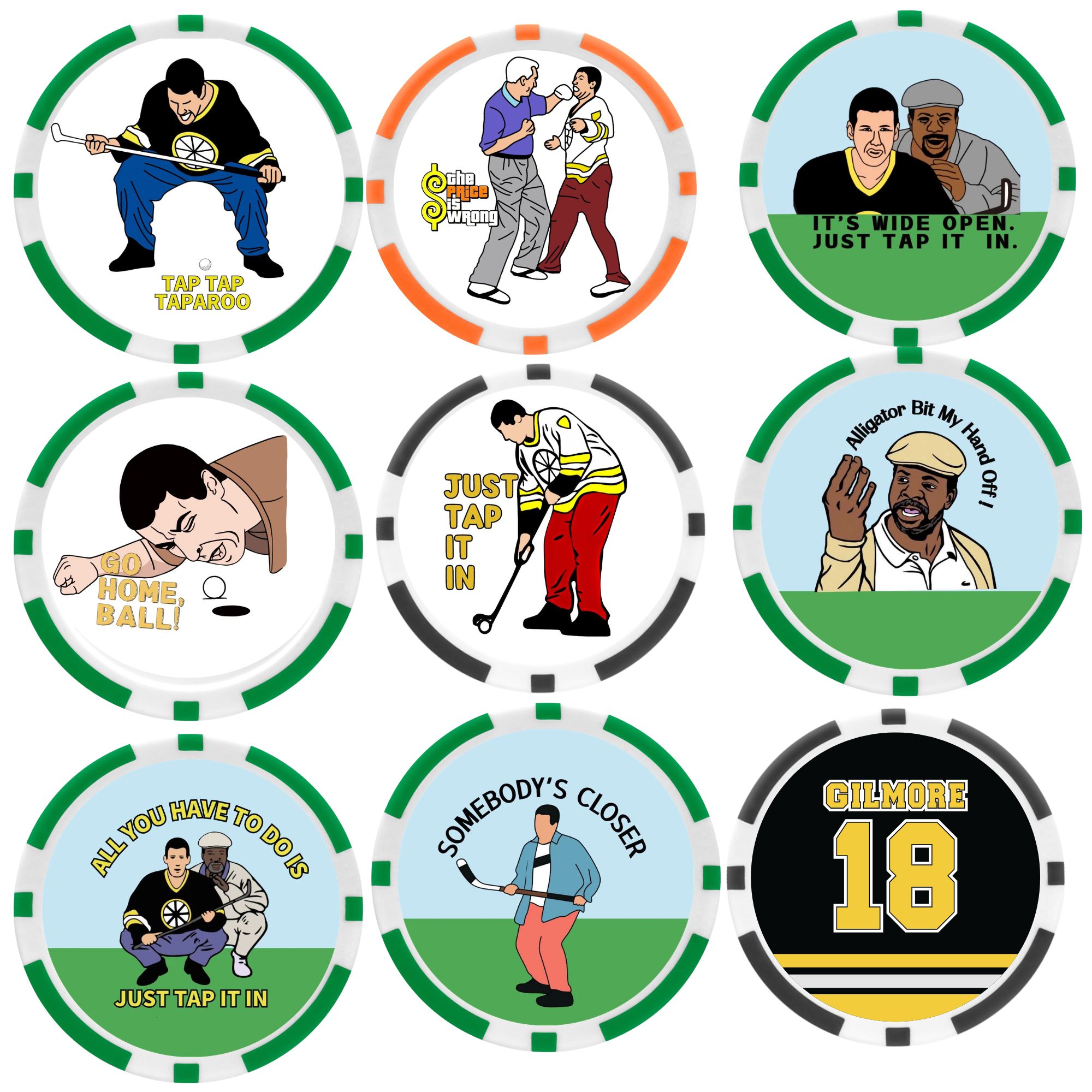 เครื่องหมายลูกกอล์ฟ ABS Golf P - Ball Marker Set บทวิจารณ์และราคา