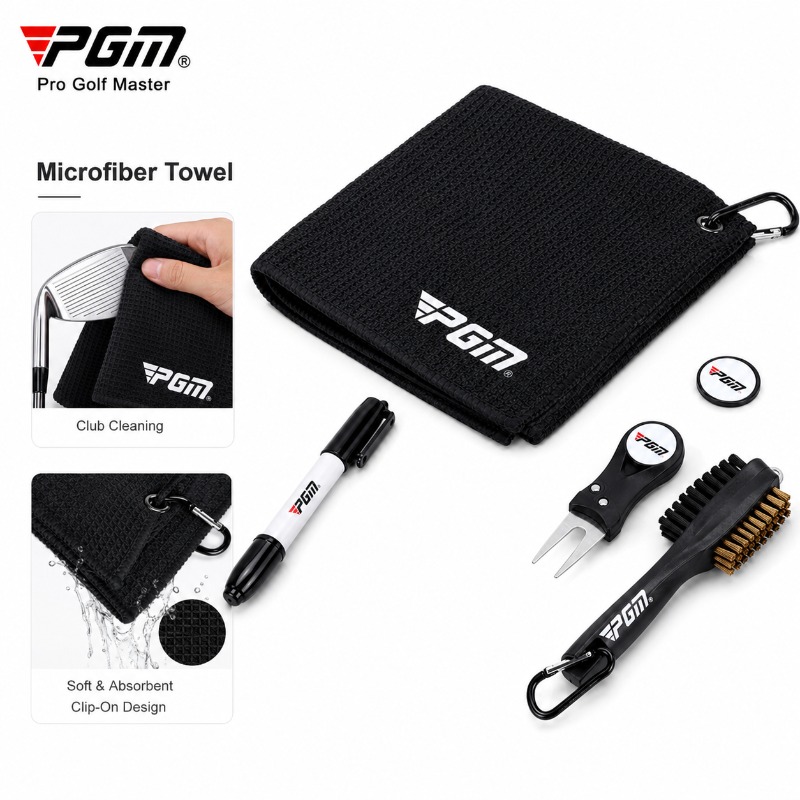 ชุดทำความสะอาดไม้กอล์ฟ PGM ผ้า - Ball Marker Set บทวิจารณ์และราคา
