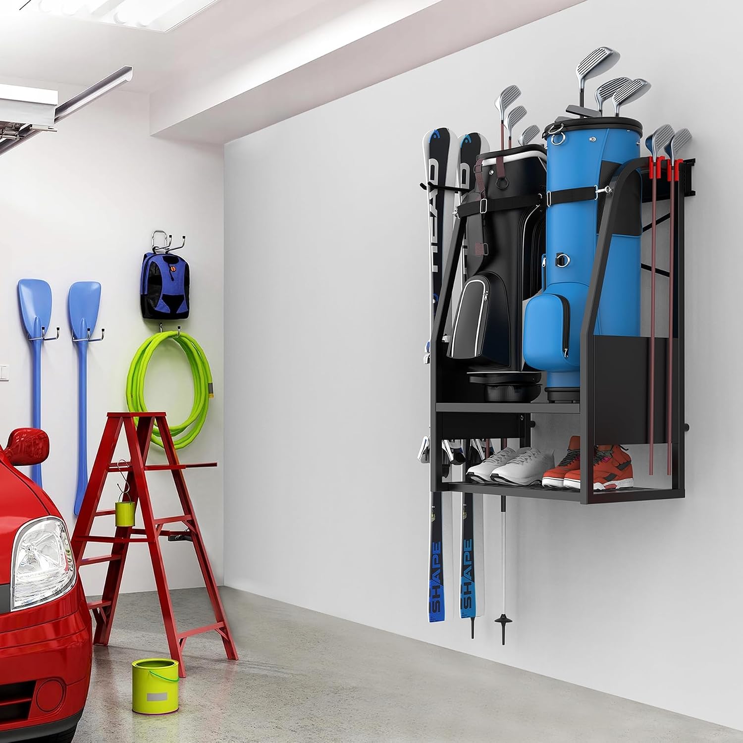 ที่แขวนถุงกอล์ฟติดผนัง, ชั้นวา - Golf Equipment Garage Storage บทวิจารณ์และราคา