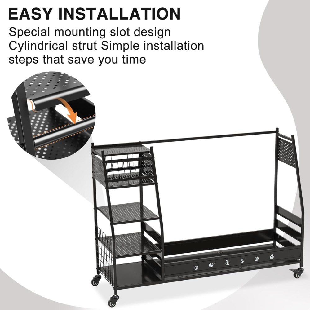ชั้นวางถุงกอล์ฟ ที่แขวนเก็บอุป - Golf Equipment Garage Storage บทวิจารณ์และราคา