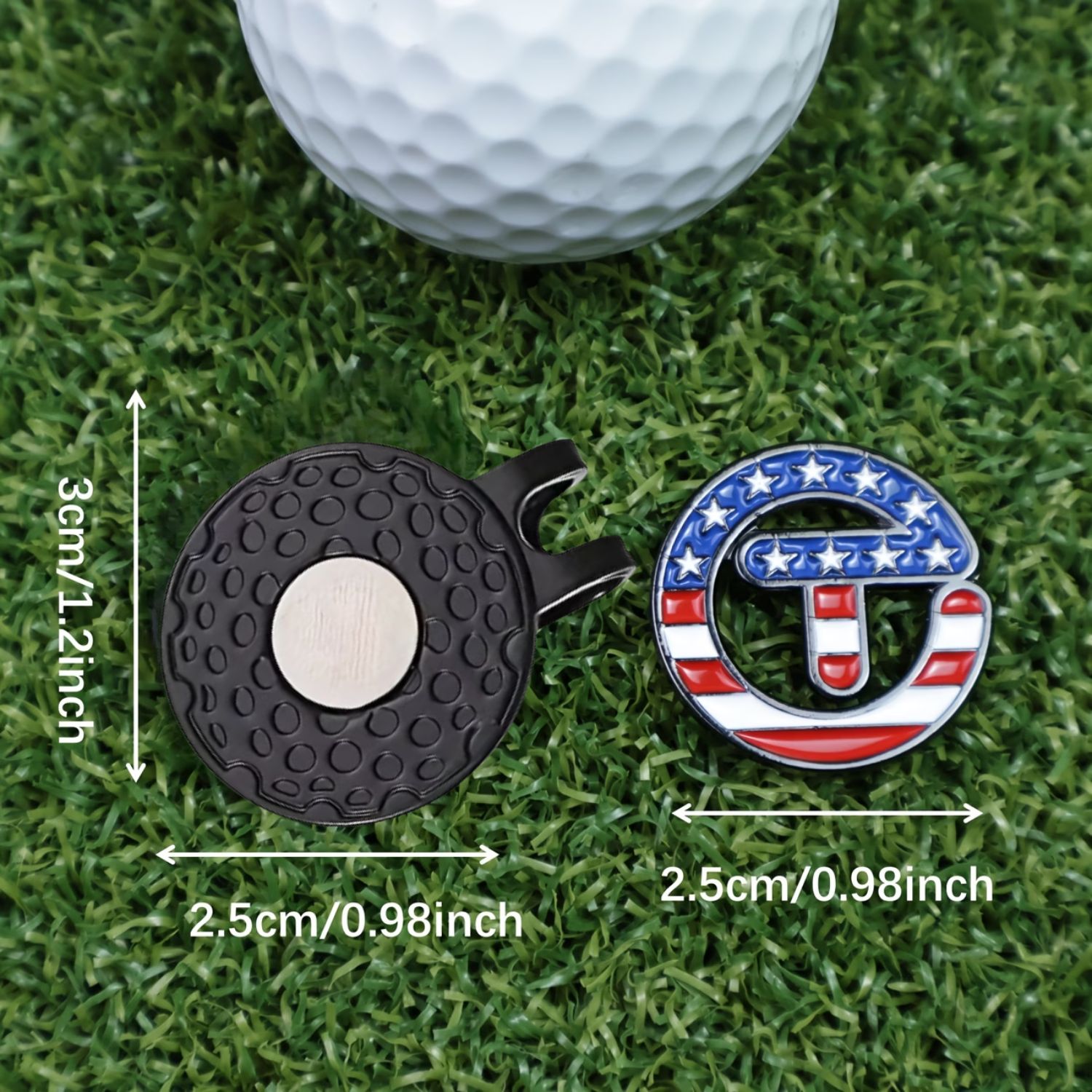 ที่หนีบหมวกแม่เหล็กพร้อมที่ทำเ - Ball Marker Set บทวิจารณ์และราคา