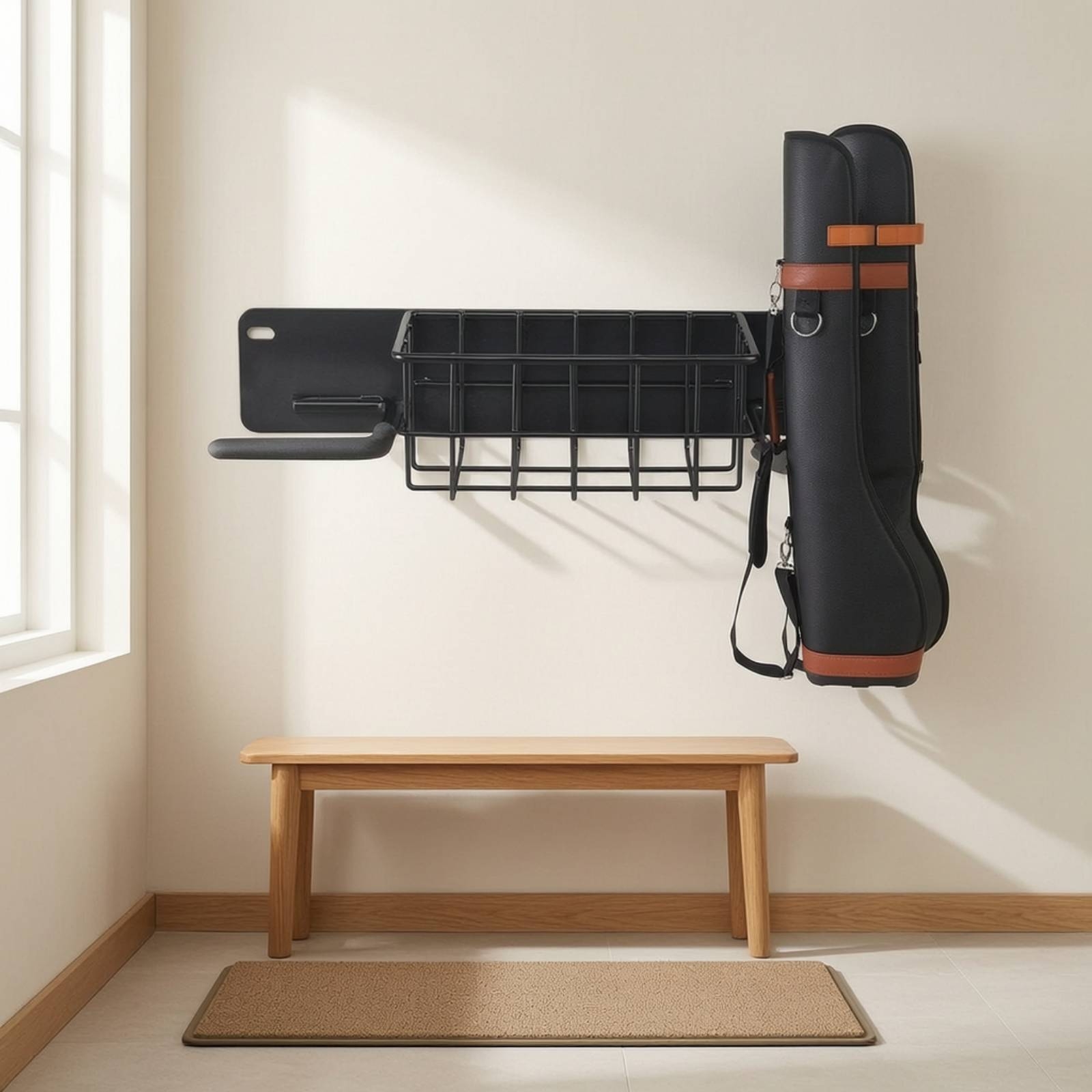 ชั้นวางอุปกรณ์กอล์ฟแบบติดผนังพ - Golf Equipment Garage Storage บทวิจารณ์และราคา