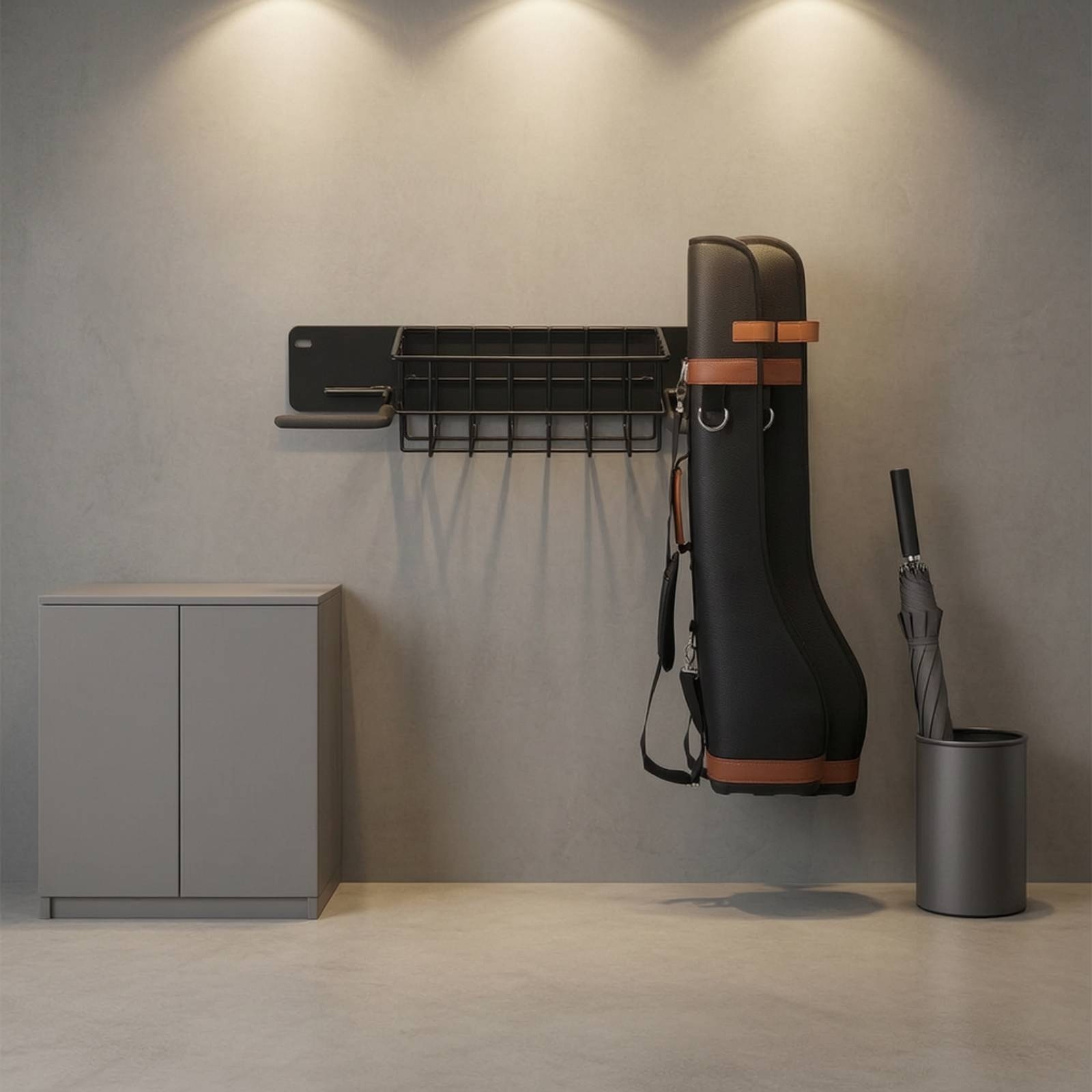 ชั้นวางอุปกรณ์กอล์ฟแบบติดผนังพ - Golf Equipment Garage Storage บทวิจารณ์และราคา