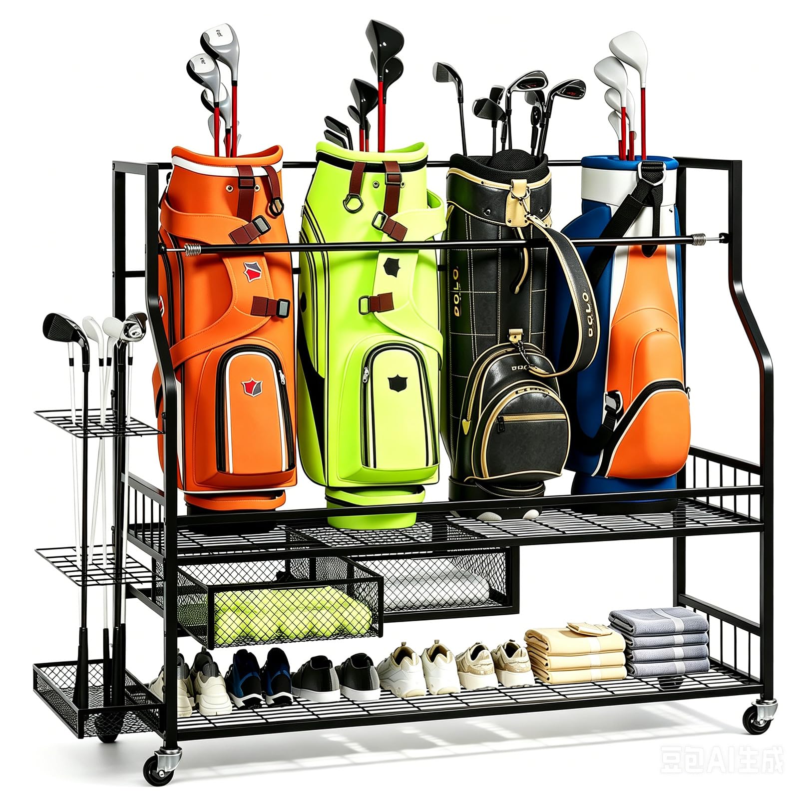 ที่เก็บถุงกอล์ฟสำหรับโรงรถ, ขา - Golf Equipment Garage Storage บทวิจารณ์และราคา