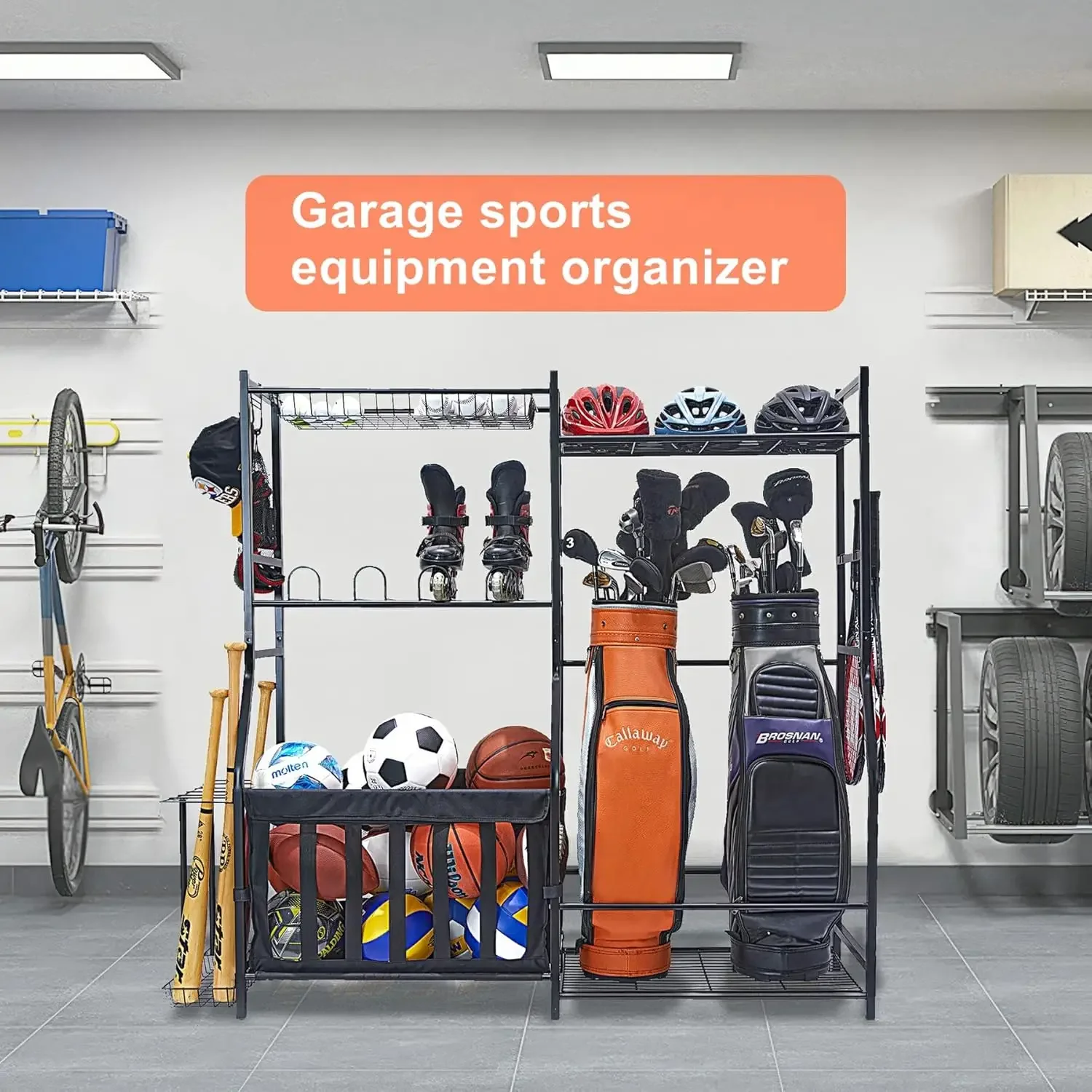 ที่จัดเก็บอุปกรณ์กีฬาในโรงรถ ท - Golf Equipment Garage Storage บทวิจารณ์และราคา