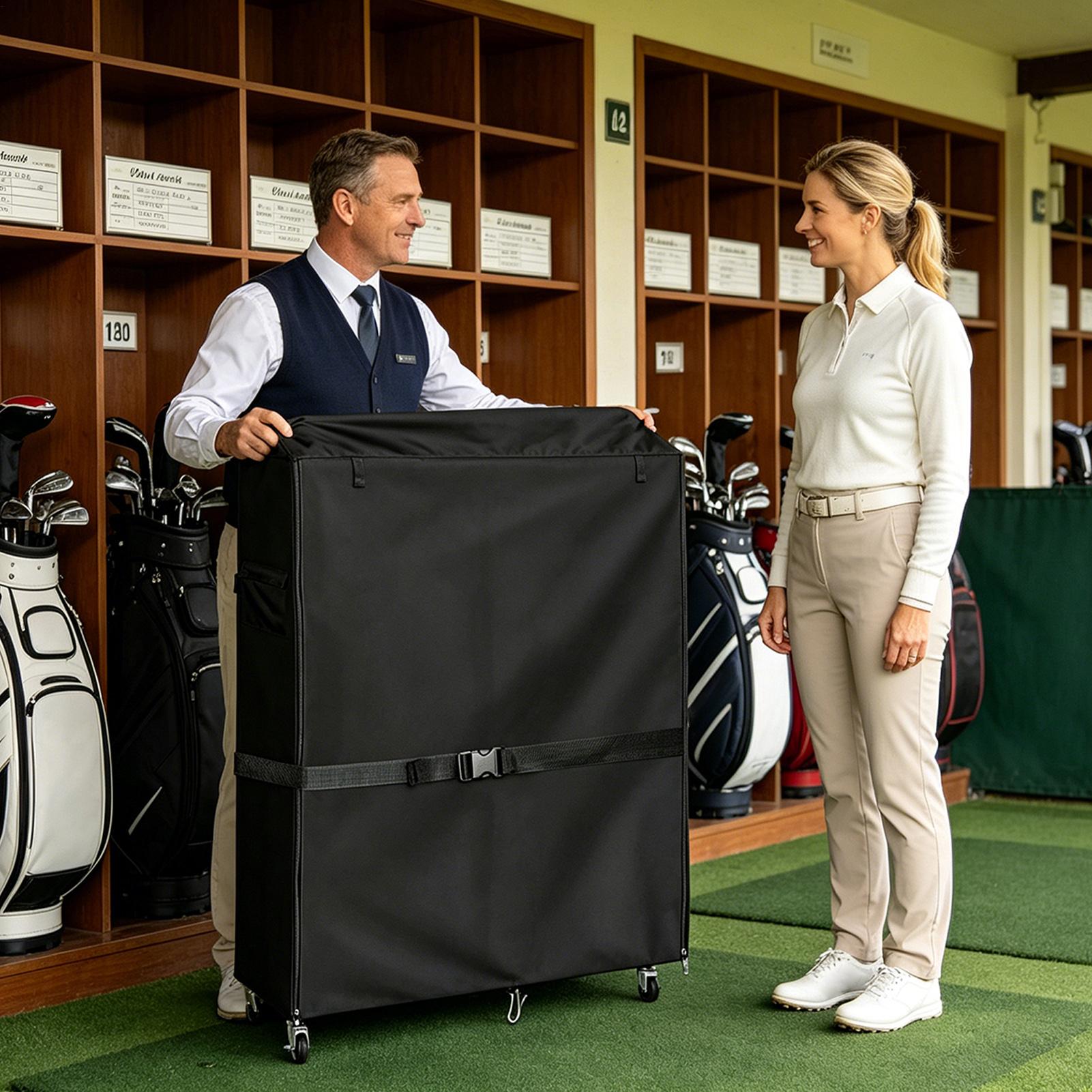 ผ้าคลุมขาตั้งถุงกอล์ฟ ผ้าคลุมอ - Golf Equipment Garage Storage บทวิจารณ์และราคา