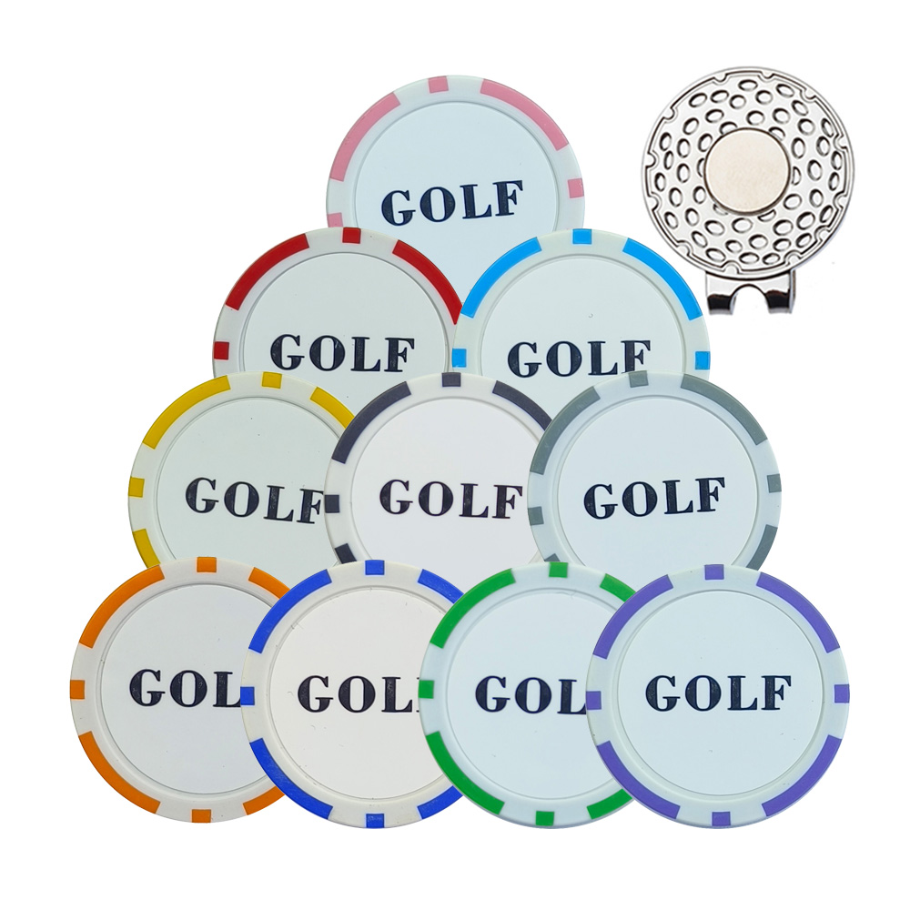 10 ชิ้น ตัวทำเครื่องหมายลูกกอล - Ball Marker Set บทวิจารณ์และราคา